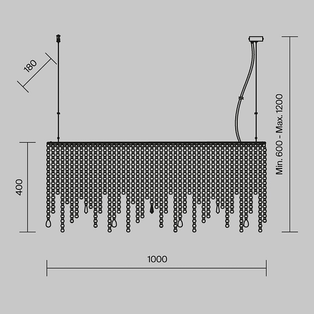 Подвесная люстра Maytoni Empress DIA002PL-05CH Фото № 2