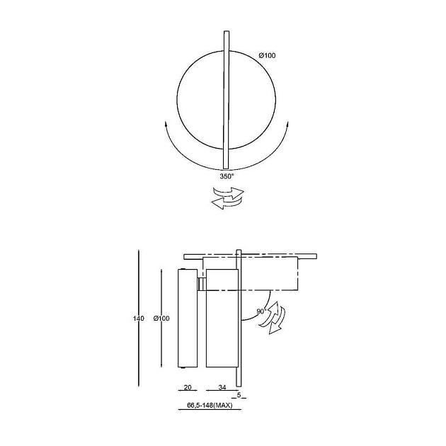 Светодиодный спот Maytoni Nuance MOD180WL-L4B3K изображение 5 Светодиодный спот Maytoni Nuance MOD180WL-L4B3K Фото № 5