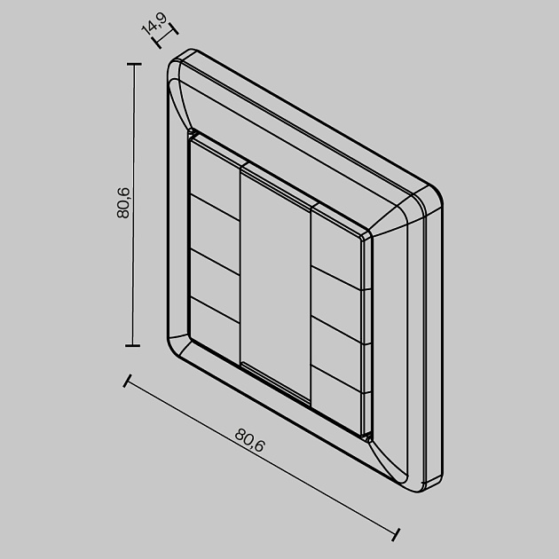 Панель управления Maytoni Lighting control 721050 изображение 3 Панель управления Maytoni Lighting control 721050 Фото № 3