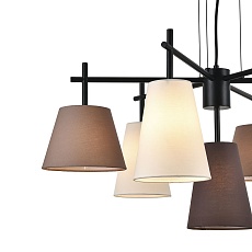 Подвесная люстра Indigo Abbinare 13032/7P Black V000534 1