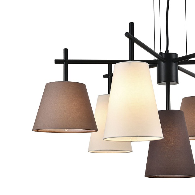 Подвесная люстра Indigo Abbinare 13032/7P Black V000534 изображение 2 Подвесная люстра Indigo Abbinare 13032/7P Black V000534 Фото № 2