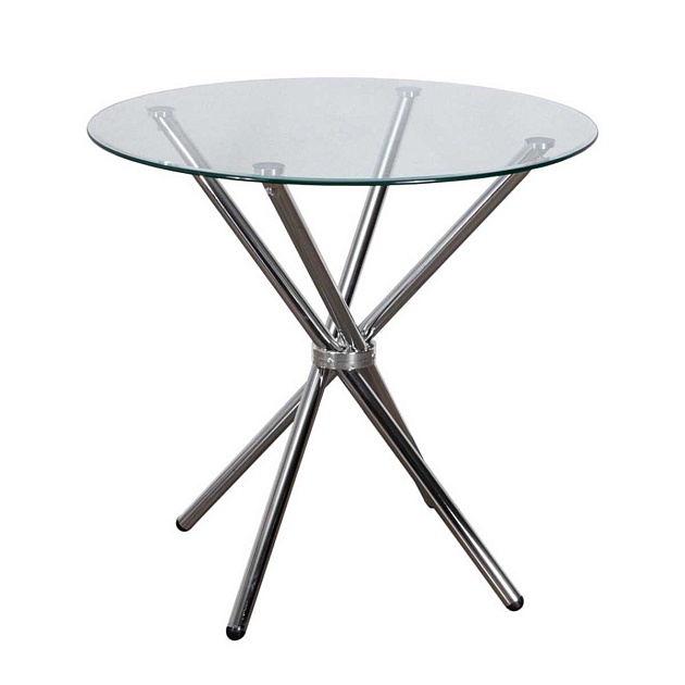 Кухонный стол AksHome Selia прозрачный, закаленное стекло 59160 Фото № 1