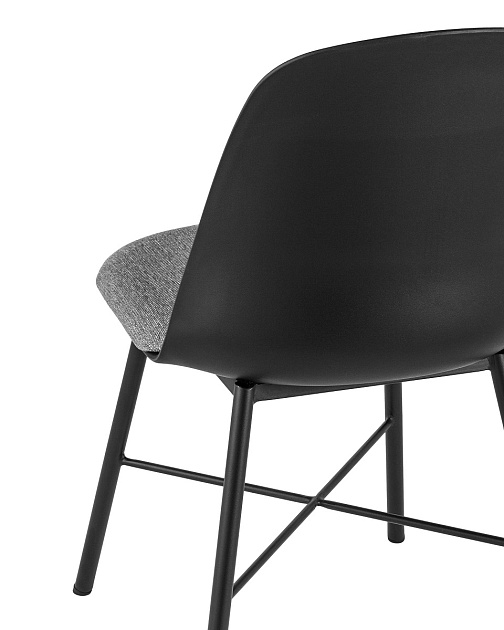 Кухонный стул Stool Group Shell с мягким сиденьем черный 8336 black Фото № 6