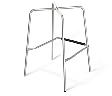 Барный стул Sheffilton SHT-ST35-1/S29 угольно-серый/хром лак 3514032102 1