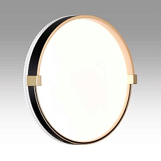 Настенно-потолочный светодиодный светильник Sonex Pale Olidi Black 7647/CL 3