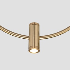 Подвесной светодиодный светильник Eurosvet Layla 50257/1 Led латунь 2