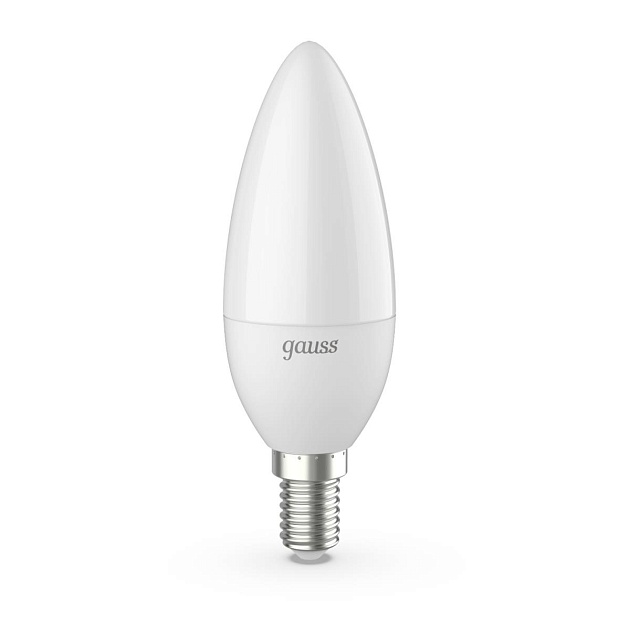 Лампа светодиодная Gauss E14 6.5W 3000К матовая 103101107 Фото № 1