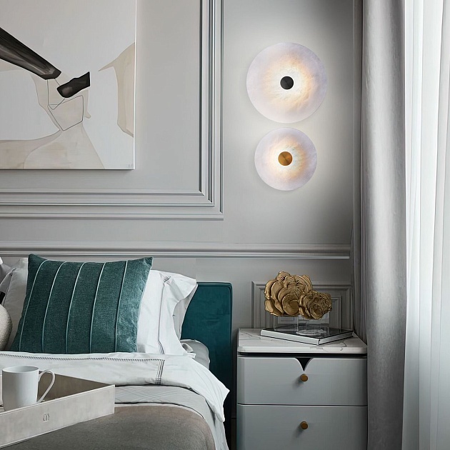 Настенный светодиодный светильник Eurosvet Thasos 40341 Led латунь Фото № 5