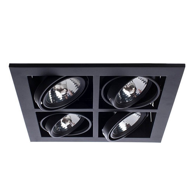Встраиваемый светильник Arte Lamp Cardani A5930PL-4BK Фото № 1