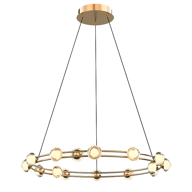 Подвесная светодиодная люстра Favourite Rondell 4382-15P изображение 1 Подвесная светодиодная люстра Favourite Rondell 4382-15P Фото № 1