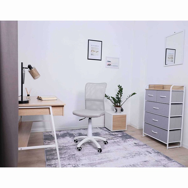 Детское кресло AksHome Eva светло-серый, сетка 75281 Фото № 8