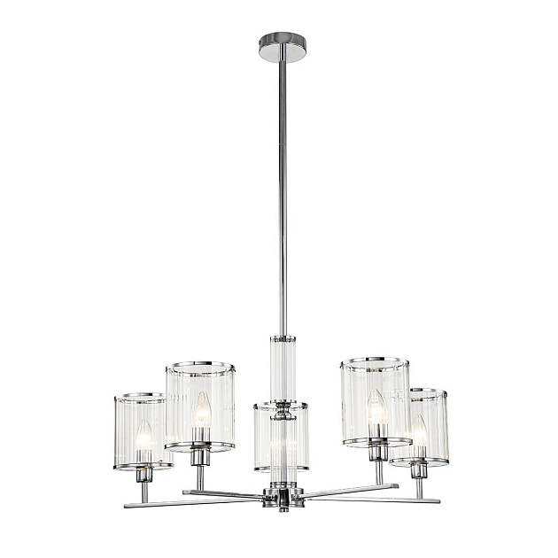 Подвесная люстра Indigo Dante 13022/5R Chrome V000411 изображение 1 Подвесная люстра Indigo Dante 13022/5R Chrome V000411 Фото № 1