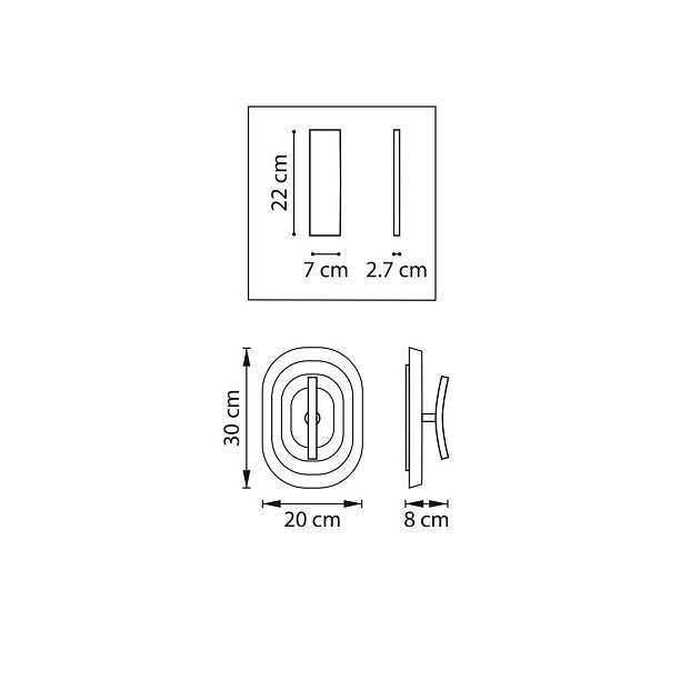 Бра Erica Lightstar 609646 Фото № 2