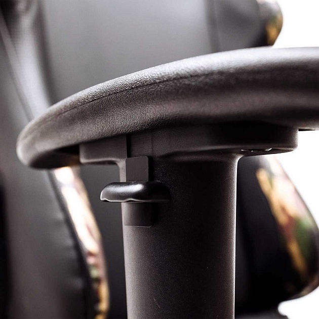 Игровое кресло AksHome Military черный, экокожа 80008 изображение 11 Игровое кресло AksHome Military черный, экокожа 80008 Фото № 11