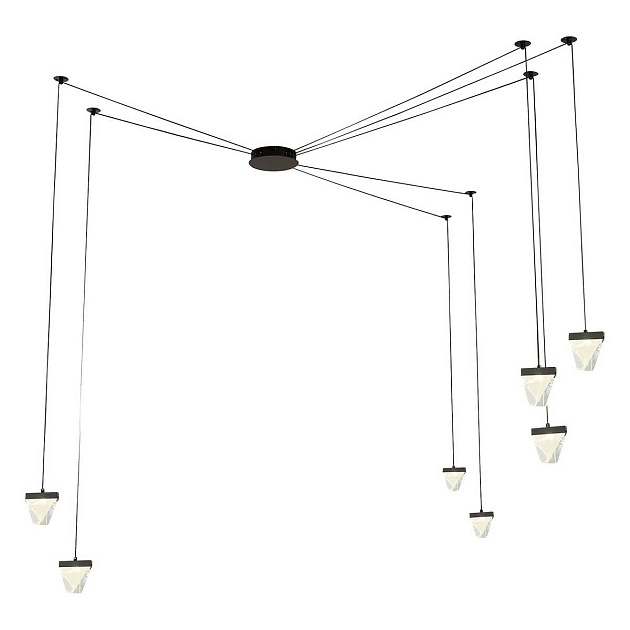 Подвесная светодиодная люстра Lussole Loft Littlerock LSP-7096 Фото № 1