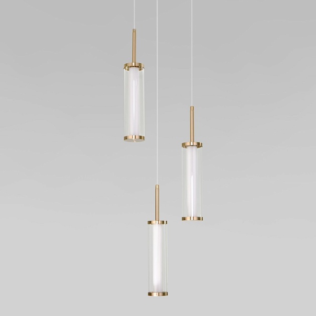 Подвесная светодиодная люстра Eurosvet Stark 50386/3 LED изображение 4 Подвесная светодиодная люстра Eurosvet Stark 50386/3 LED Фото № 4