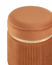 Пуф Stool Group Миранда с ящиком велюр оранжевый 19B352VA-8167-29 3