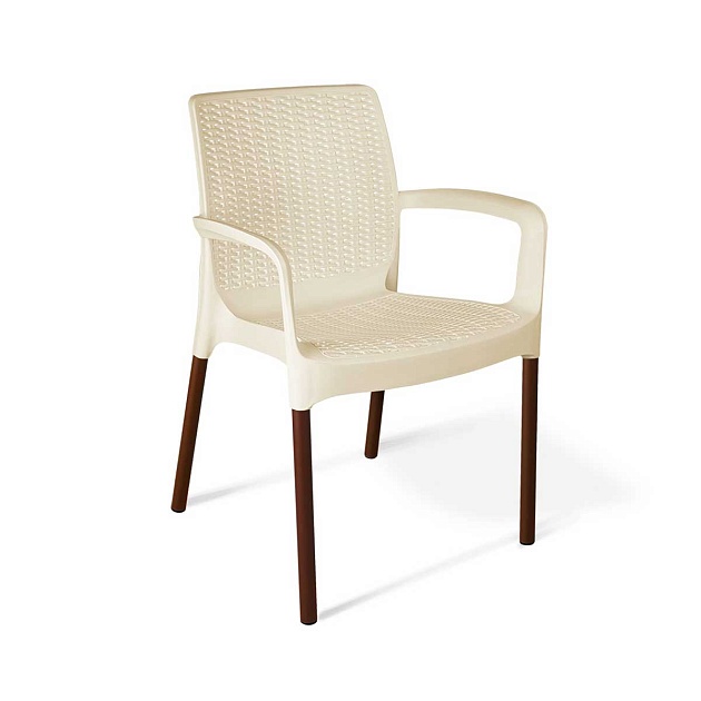 Садовое кресло Sheffilton SHT-S68 бежевый/коричневый муар 4803229204 изображение 1 Садовое кресло Sheffilton SHT-S68 бежевый/коричневый муар 4803229204 Фото № 1