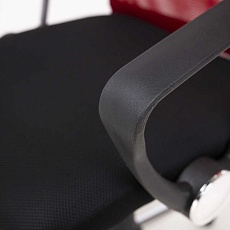 Офисное кресло AksHome Gamma красный + черный, сетка + ткань 84770 4