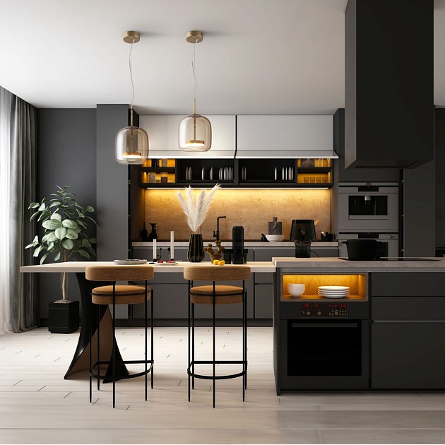 Подвесной светодиодный светильник Maytoni Madmen MOD128PL-L6AM Фото № 4