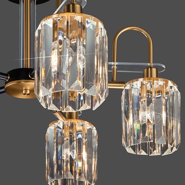 Потолочная люстра Eurosvet Tenia 70090/5 черный Фото № 4