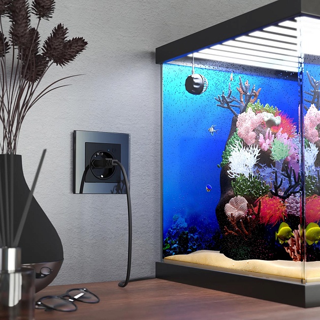 Розетка Wi-Fi Werkel черный матовый W1171608 4690389176098 Фото № 2