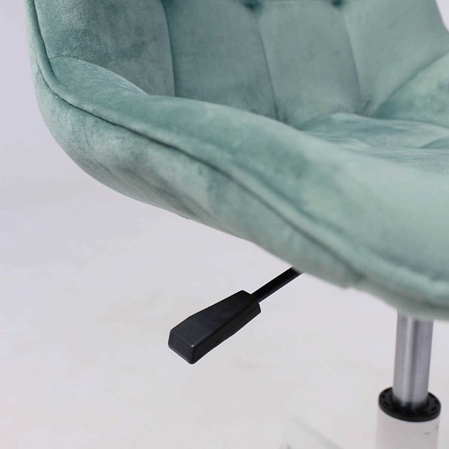 Поворотное кресло AksHome Carolyn велюр, мятный 91958 изображение 12 Поворотное кресло AksHome Carolyn велюр, мятный 91958 Фото № 12