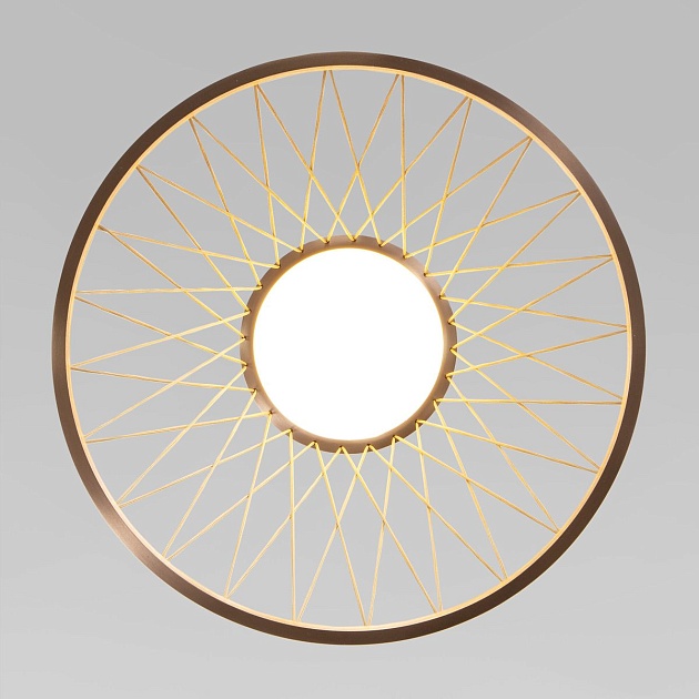 Подвесной светодиодный светильник Eurosvet Cesta 40016/1 LED коричневый Фото № 2