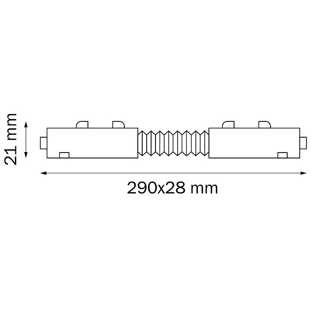 Коннектор гибкий Lightstar Barra 505157 Фото № 2