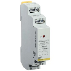 Реле промежуточное модульное OIR 3 контакта 8А 230В AC IEK OIR-308-AC230V