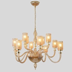 Подвесная люстра Crystal Lux SILVESTRO SP12 AMBER 3