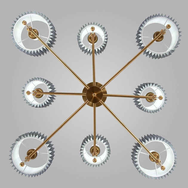 Подвесная люстра Eurosvet Notturno 60162/8 латунь Фото № 4