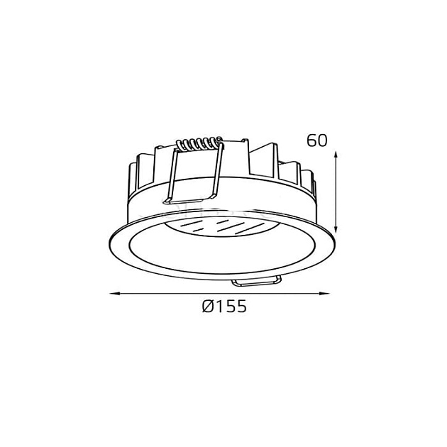 Встраиваемый светодиодный светильник Italline IT06-6013 white 4000K изображение 2 Встраиваемый светодиодный светильник Italline IT06-6013 white 4000K Фото № 2
