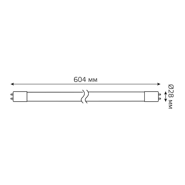 Лампа светодиодная Gauss G13 10W 4000K матовая 93020 Фото № 7