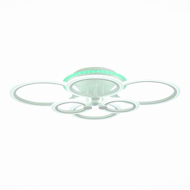 Потолочная светодиодная люстра Evoluce Cerina SLE500552-06RGB изображение 5 Потолочная светодиодная люстра Evoluce Cerina SLE500552-06RGB Фото № 5