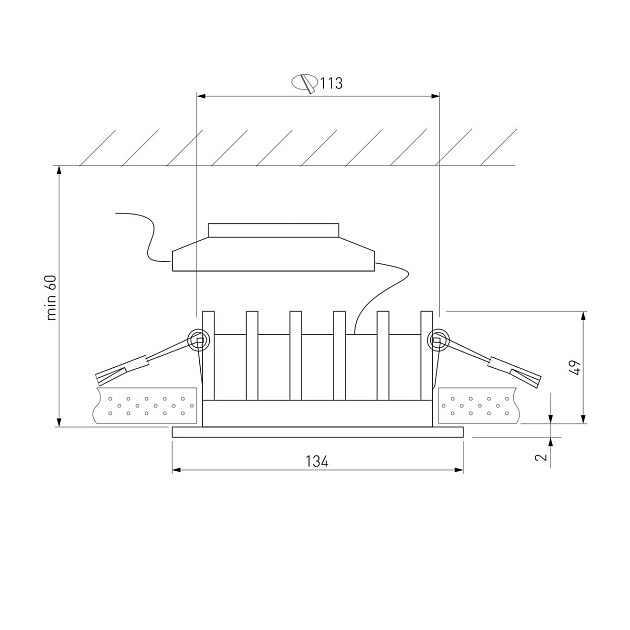 Встраиваемый светодиодный светильник Elektrostandard Combi 25069/LED a069009 Фото № 2