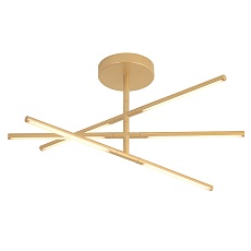 Потолочная светодиодная люстра Crystal Lux Largo PL32W D730 Gold 1