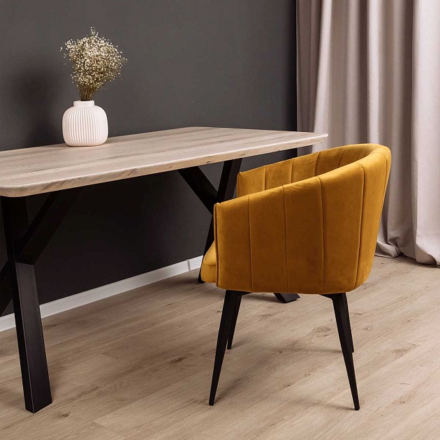 Поворотное кресло AksHome Melon карри, велюр 79678 изображение 5 Поворотное кресло AksHome Melon карри, велюр 79678 Фото № 5