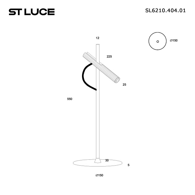 Настольная лампа ST Luce Lilt SL6210.404.01 Фото № 2