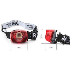 Налобный светодиодный фонарь ЭРА от батареек 68 лм GB-502 Б0036615 2