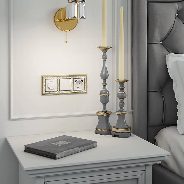 Выключатель одноклавишный проходной Werkel белый W1112001 4690389155055 Фото № 6